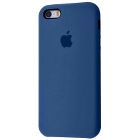 Чехол Silicone Case (AA) для Apple iPhone 5/5S/SE Синій (22511)