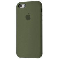 Чехол Silicone Case (AA) для Apple iPhone 5/5S/SE Зелений (23632)