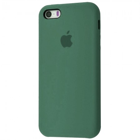 Чехол Silicone Case (AA) для Apple iPhone 5/5S/SE Зелений (20573)
