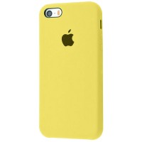 Чехол Silicone Case (AA) для Apple iPhone 5/5S/SE Жовтий (17134)