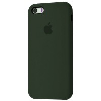 Чехол Silicone Case (AA) для Apple iPhone 5/5S/SE Зелений (20576)