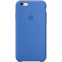 Чехол Silicone Case (AA) для Apple iPhone 5/5S/SE Синій (23869)