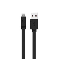 Дата кабель Hoco X5 Bamboo USB to MicroUSB (100см) Чорний (13850)
