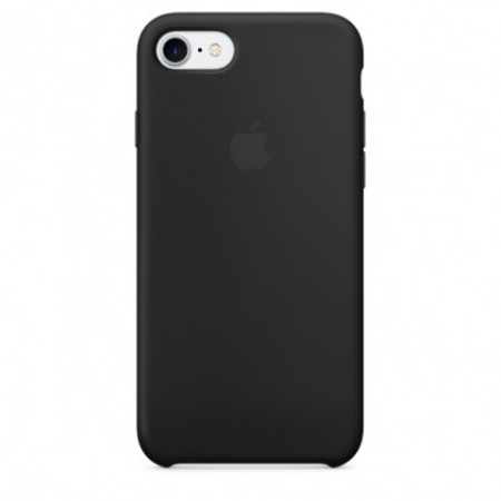 Чехол Silicone case (AAA) для Apple iPhone 7 / 8 (4.7'') Черный (1053)
