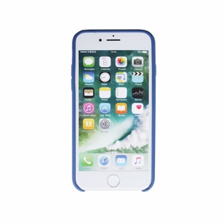 Чехол Silicone case (AAA) для Apple iPhone 7 / 8 (4.7'') Синій (1055)