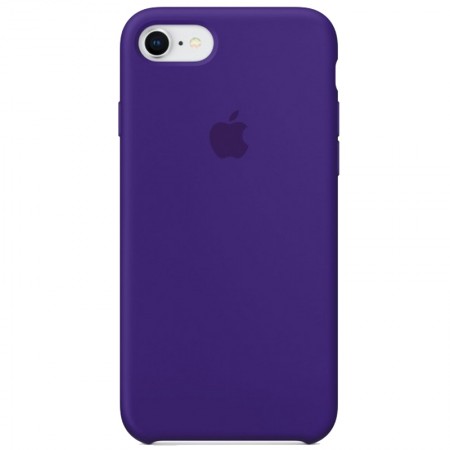 Чехол Silicone case (AAA) для Apple iPhone 7 / 8 (4.7'') Фиолетовый (1054)