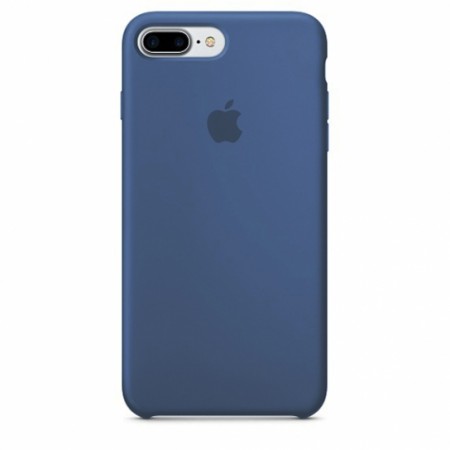 Чехол Silicone case (AAA) для Apple iPhone 7 plus / 8 plus (5.5'') Синий (1073)