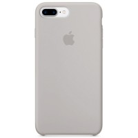 Чехол Silicone case (AAA) для Apple iPhone 7 plus / 8 plus (5.5'') Сірий (1074)