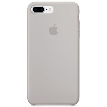 Чехол Silicone case (AAA) для Apple iPhone 7 plus / 8 plus (5.5'') Серый (1074)