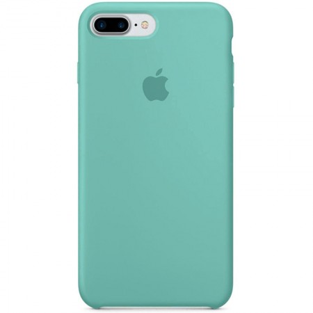Чехол Silicone case (AAA) для Apple iPhone 7 plus / 8 plus (5.5'') Бирюзовый (1078)