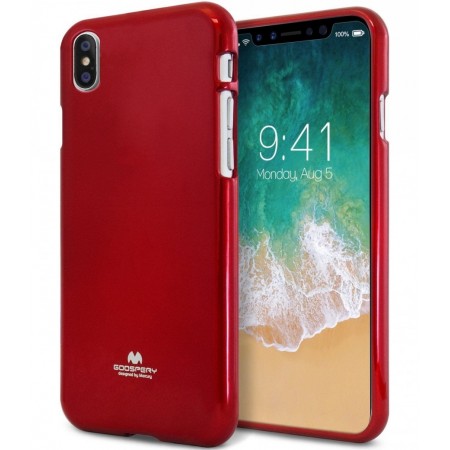 TPU чехол Mercury Jelly Color series для Apple iPhone X (5.8'') / XS (5.8'') Красный (1084)