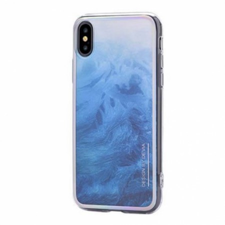 Силиконовый чехол Devia ''Landscape'' для Apple iPhone X (5.8'') Синий (12071)