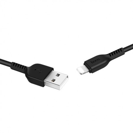 Дата кабель Hoco X13 USB to Lightning (1m) Чорний (26964)