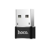 Переходник Hoco UA6 OTG USB Female to Type-C Male Чорний (20480)