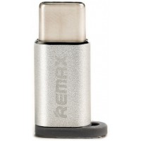 Переходник USB Remax RA-USB1 MicroUsb / TYPE-C Сріблястий (13851)