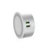 Led Лампа LDNIO A2208 (2.4W) (+2 USB) Сріблястий (13693)
