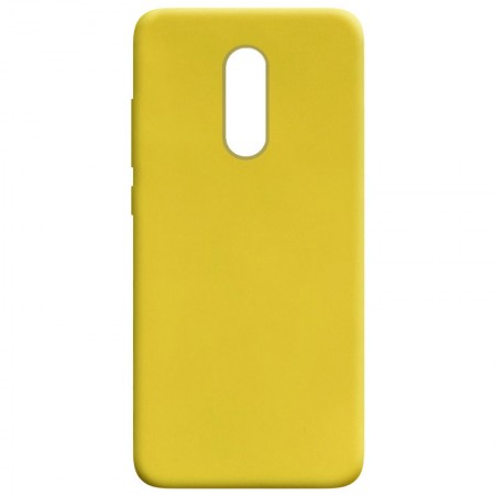 Силиконовый чехол Candy для Xiaomi Redmi 5 Plus / Redmi Note 5 (SC) Желтый (14647)