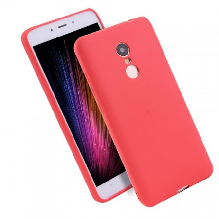 Силиконовый чехол Candy для Xiaomi Redmi 5 Plus / Redmi Note 5 (SC) Красный (14644)