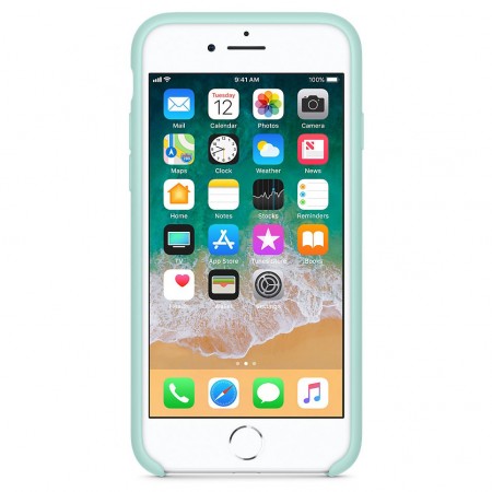Чехол Silicone Case (AA) для Apple iPhone 6/6s (4.7'') Бірюзовий (1111)