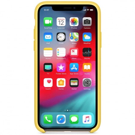 Чехол Silicone Case (AA) для Apple iPhone 6/6s (4.7'') Желтый (1118)