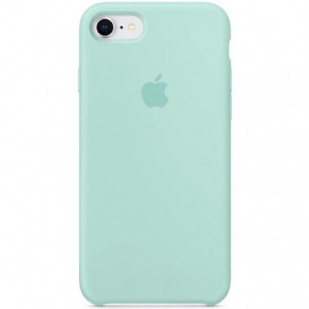 Чехол Silicone Case (AA) для Apple iPhone 7 / 8 (4.7'') Бирюзовый (12075)