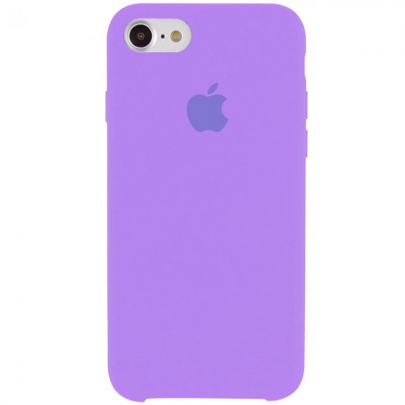 Чехол Silicone Case (AA) для Apple iPhone 7 / 8 (4.7'') Сиреневый (1177)