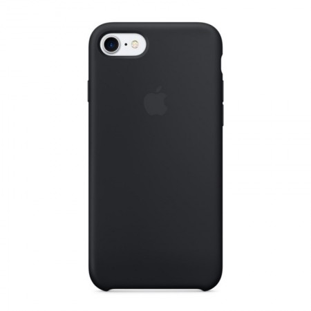 Чехол Silicone Case (AA) для Apple iPhone 7 / 8 (4.7'') Черный (1155)
