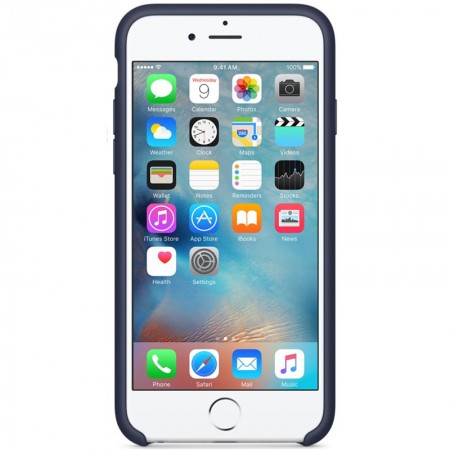 Чехол Silicone Case (AA) для Apple iPhone 7 / 8 (4.7'') Синий (1157)