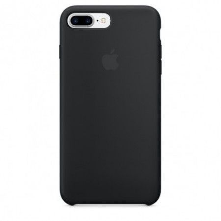 Чехол Silicone Case (AA) для Apple iPhone 7 plus / 8 plus (5.5'') Черный (1195)