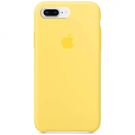 Чехол Silicone Case (AA) для Apple iPhone 7 plus / 8 plus (5.5'') Желтый (1211)