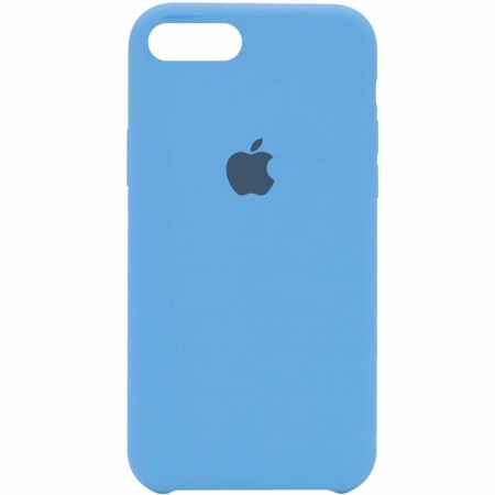 Чехол Silicone Case (AA) для Apple iPhone 7 plus / 8 plus (5.5'') Голубой (1204)