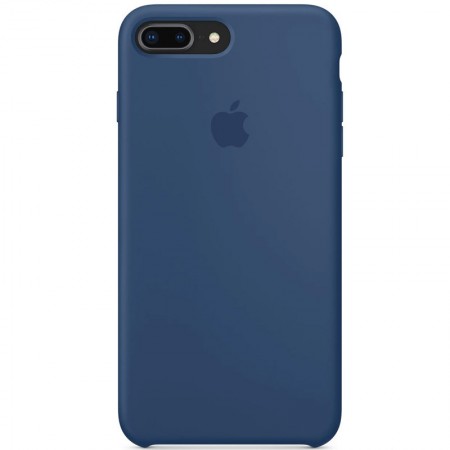 Чехол Silicone Case (AA) для Apple iPhone 7 plus / 8 plus (5.5'') Синій (1224)