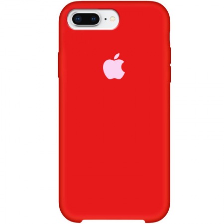 Чехол Silicone Case (AA) для Apple iPhone 7 plus / 8 plus (5.5'') Красный (1228)