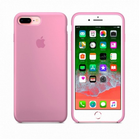 Чехол Silicone Case (AA) для Apple iPhone 7 plus / 8 plus (5.5'') Рожевий (1199)