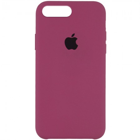 Чехол Silicone Case (AA) для Apple iPhone 7 plus / 8 plus (5.5'') Малиновый (1227)
