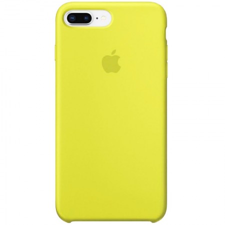 Чехол Silicone Case (AA) для Apple iPhone 7 plus / 8 plus (5.5'') Желтый (1234)