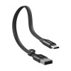Дата кабель Baseus Nimble Portable USB to Type-C 3A (23см) (CATMBJ) Чорний (38162)