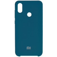 Чехол Silicone Cover (AA) для Xiaomi Redmi Note 5 Pro / Note 5 (DC) Синій (22422)