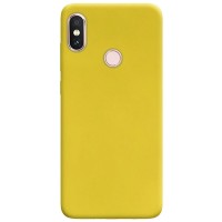 Силиконовый чехол Candy для Xiaomi Redmi Note 5 Pro / Note 5 (DC) Желтый (14660)