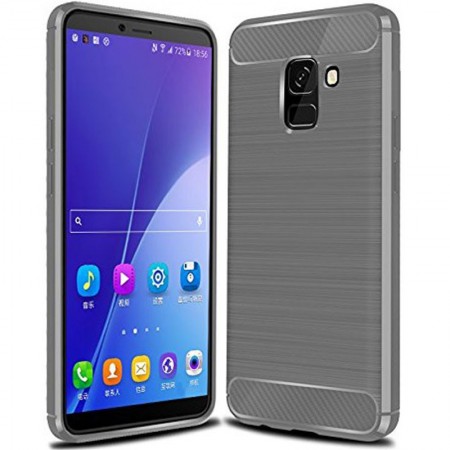 TPU чехол Slim Series для Samsung J600F Galaxy J6 (2018) Сірий (1272)