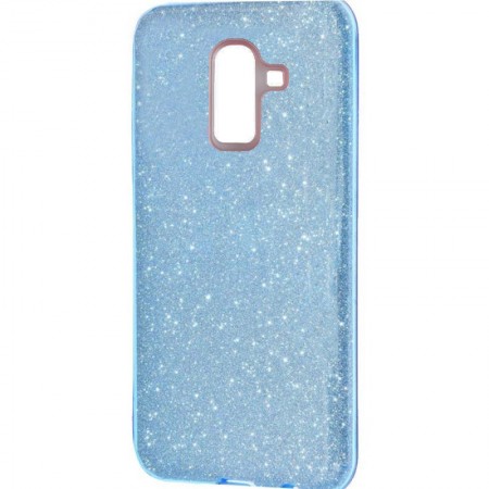 TPU чехол Shine для Samsung Galaxy J8 (2018) Блакитний (1281)