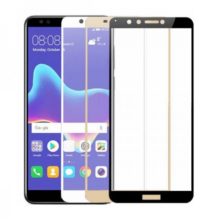 Защитное стекло Mocolo (full glue) для Huawei Y7 Prime (2018) / Honor 7C pro Кольоровий (13321)