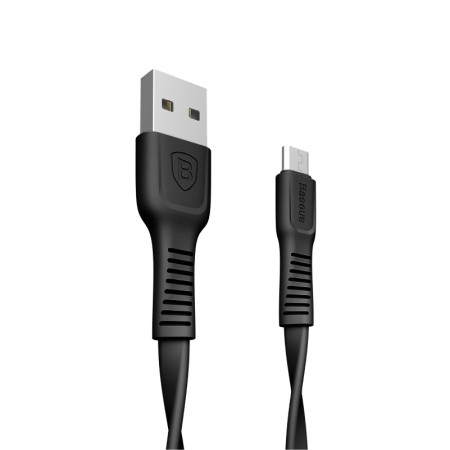 Дата кабель Baseus Tough USB to MicroUSB 2A (1m) Черный (13872)