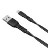 Дата кабель Baseus Tough USB to MicroUSB 2A (1m) Чорний (13872)