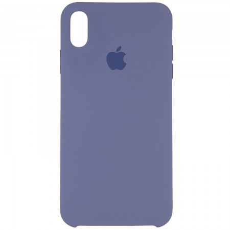 Чехол Silicone case (AAA) для Apple iPhone XS Max (6.5'') Серый (17276)