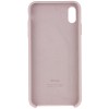 Чехол Silicone case (AAA) для Apple iPhone XS Max (6.5'') Рожевий (1306)