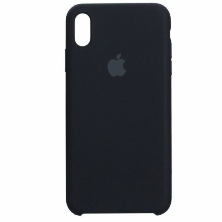 Чехол Silicone case (AAA) для Apple iPhone X (5.8'') / XS (5.8'') Черный (1294)