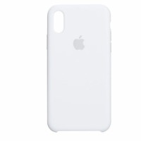 Чехол Silicone case (AAA) для Apple iPhone X (5.8'') / XS (5.8'') Белый (1297)