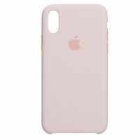 Чехол Silicone case (AAA) для Apple iPhone X (5.8'') / XS (5.8'') Розовый (1295)