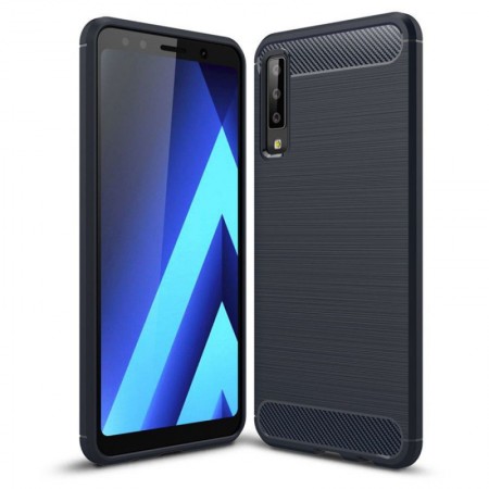 TPU чехол Slim Series для Samsung A750 Galaxy A7 (2018) Синій (1356)
